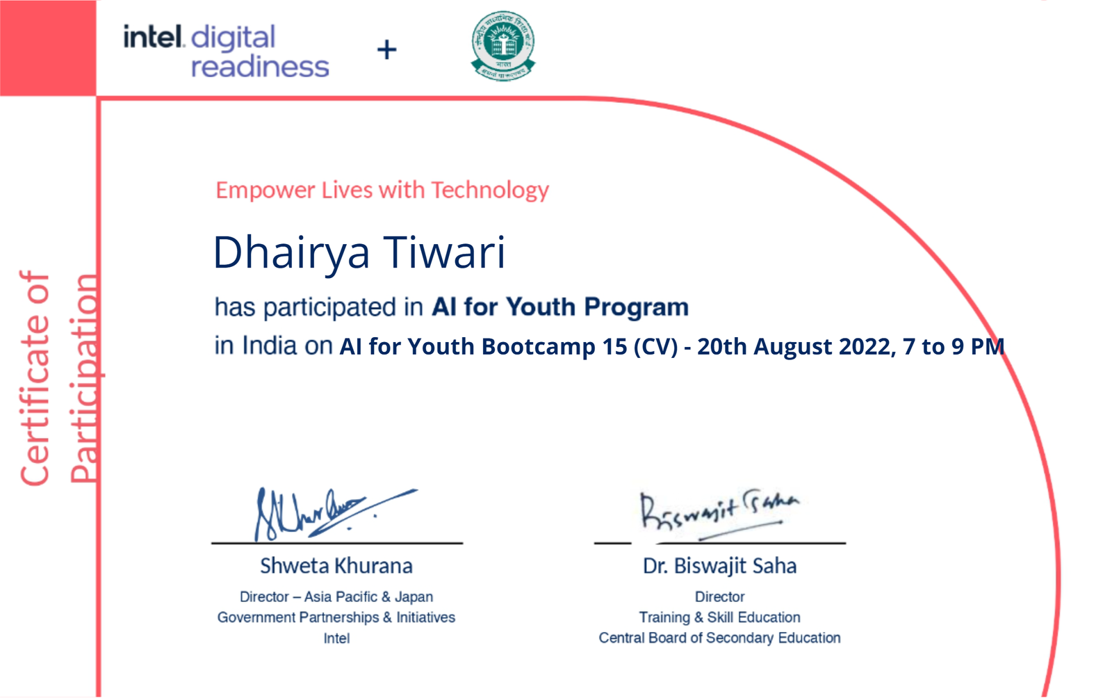 Dhairya_Tiwari_AI_for_Youth_Bootcamp_15_(CV)-20th_August_2022