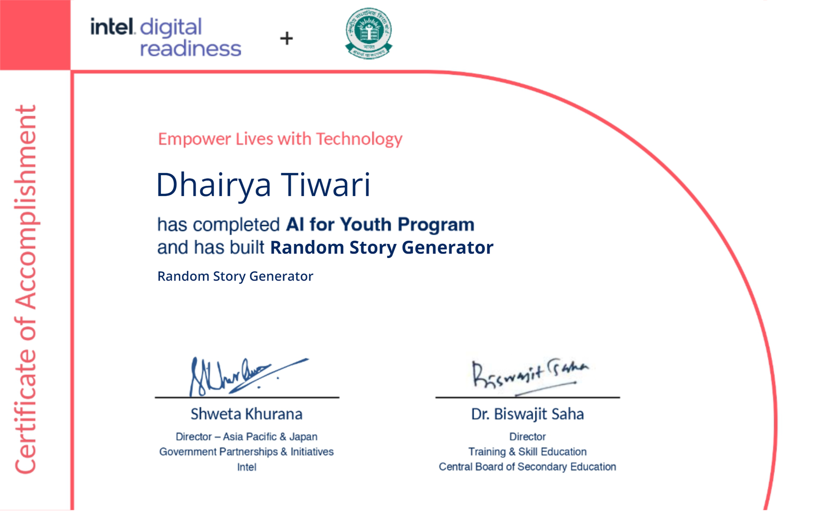 Dhairya_Tiwari_Random_Story_Generator_AI_for_Youth_Bootcamp_15_(CV)-20th_August_2022